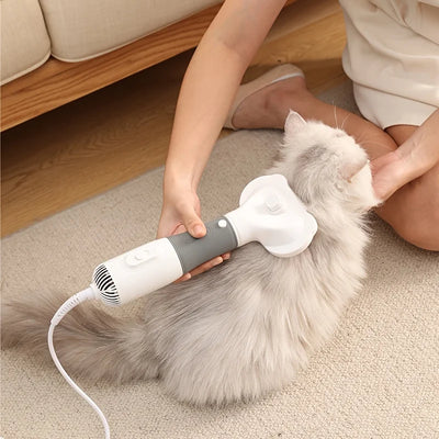 Pet Water Blower Hair Pulling Blowing Wind Modeling 3 In 1 Artifact Dog Hair Pulling Machine Hair Dryer Teddy Hair Comb Beauty