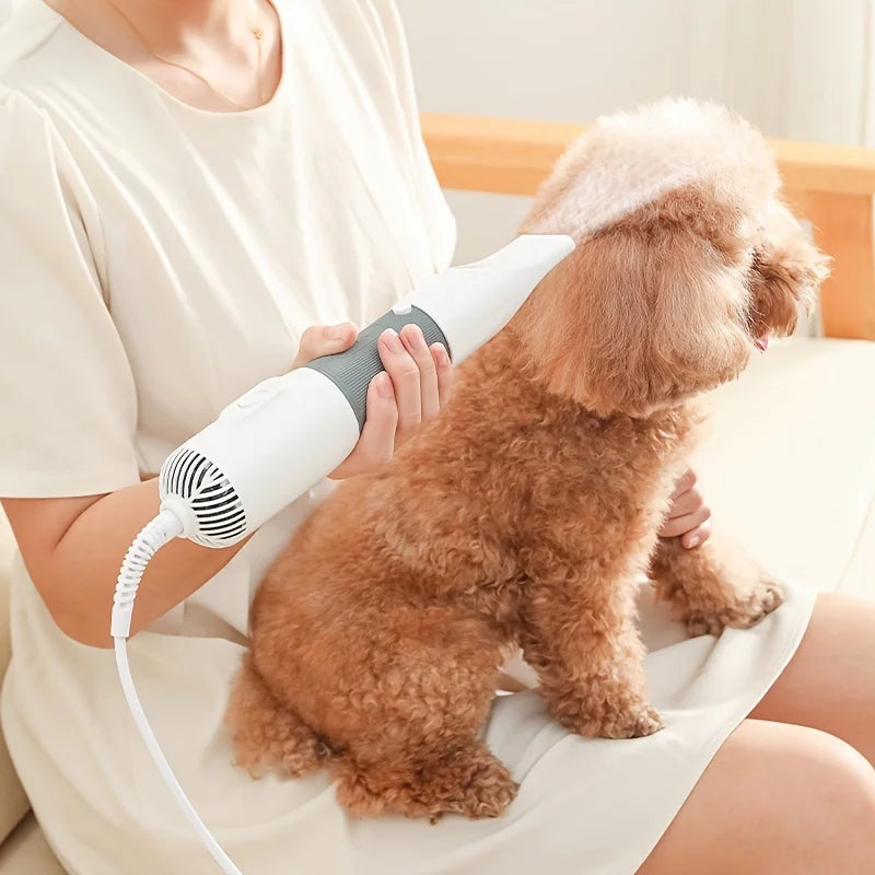 Pet Water Blower Hair Pulling Blowing Wind Modeling 3 In 1 Artifact Dog Hair Pulling Machine Hair Dryer Teddy Hair Comb Beauty